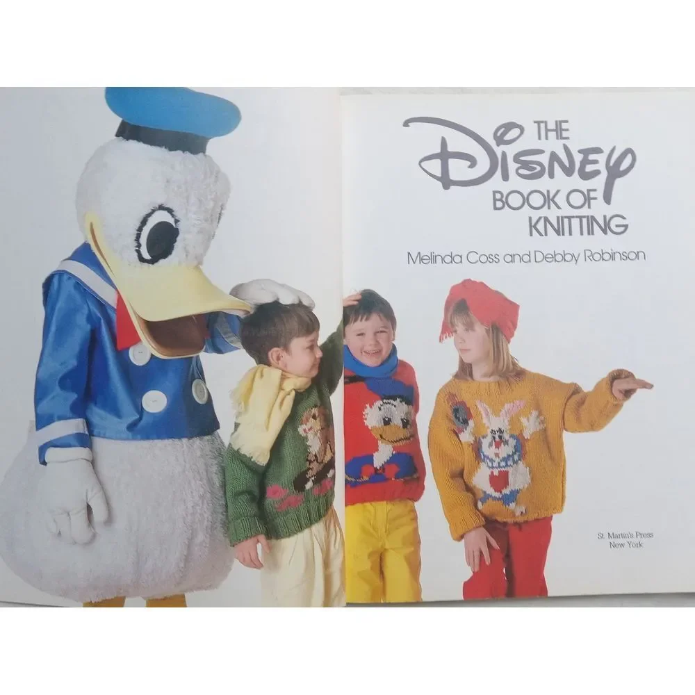 The Disney Book of Knitting‎ by Debby Robinson and Melinda Coss (1987 HC DJ)